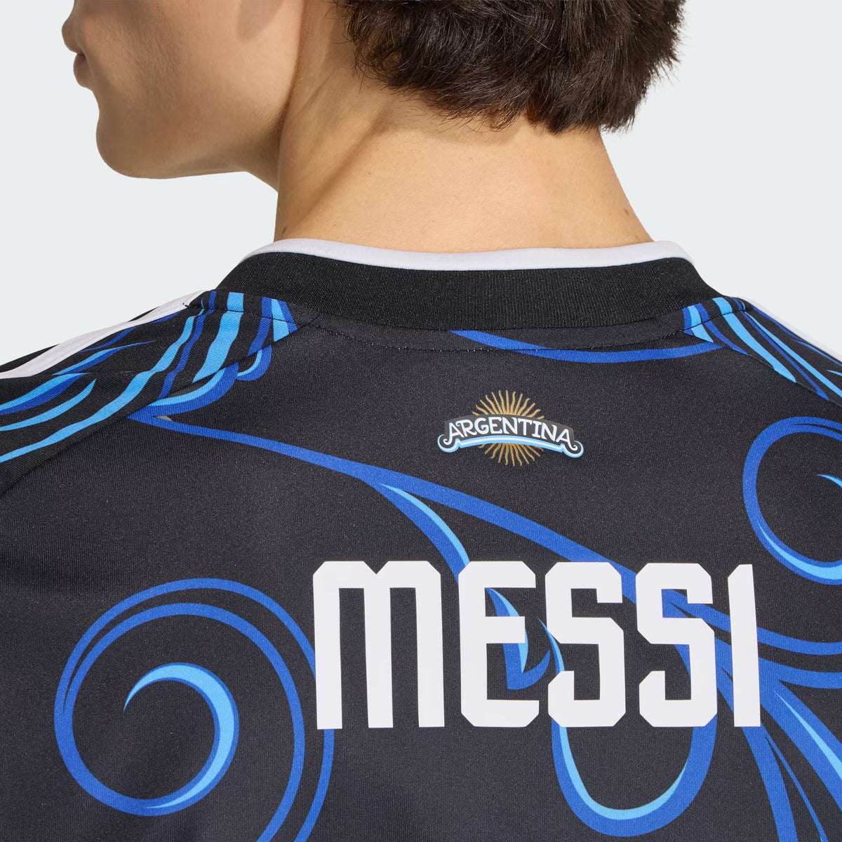 2026 World Cup Messi Argentina Soccer Jersey Player Version Match Version - No. 10 Home White & Blue and Away Black & Blue