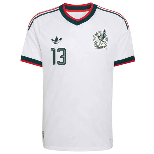 2026 World Cup G. Ochoa Mexico Soccer Jersey Player Version  Match Version - No.13 Home Green and Away White